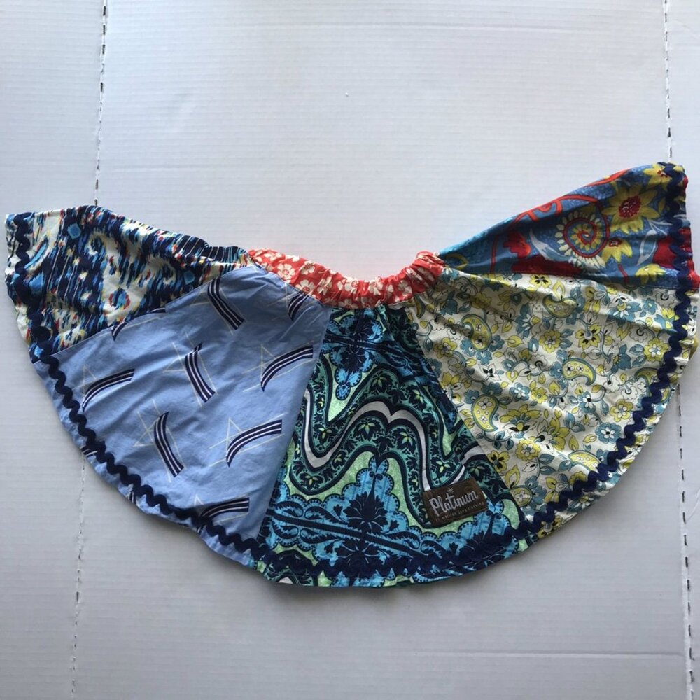 Matilda Jane Hues Of Blues Platinum Skirt